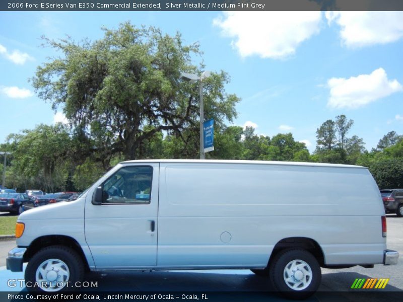 Silver Metallic / Medium Flint Grey 2006 Ford E Series Van E350 Commercial Extended
