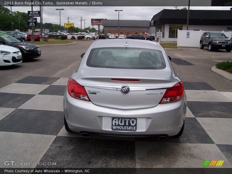 Quicksilver Metallic / Ebony 2011 Buick Regal CXL Turbo