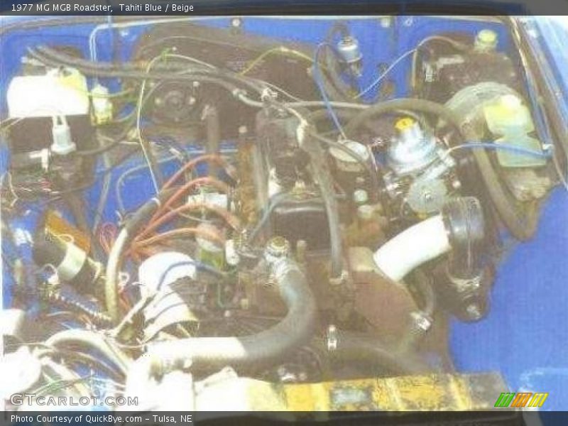 Tahiti Blue / Beige 1977 MG MGB Roadster