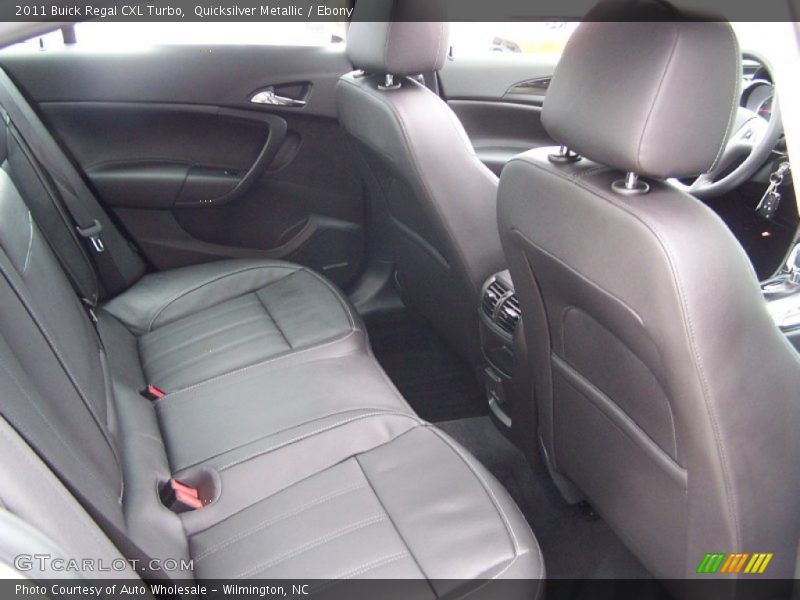 Rear Seat of 2011 Regal CXL Turbo