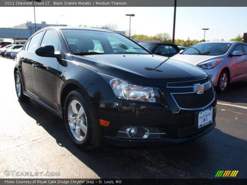 Black Granite Metallic / Medium Titanium 2011 Chevrolet Cruze LT