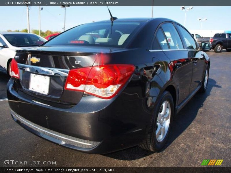 Black Granite Metallic / Medium Titanium 2011 Chevrolet Cruze LT