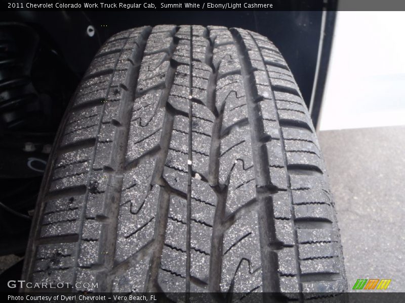 Summit White / Ebony/Light Cashmere 2011 Chevrolet Colorado Work Truck Regular Cab