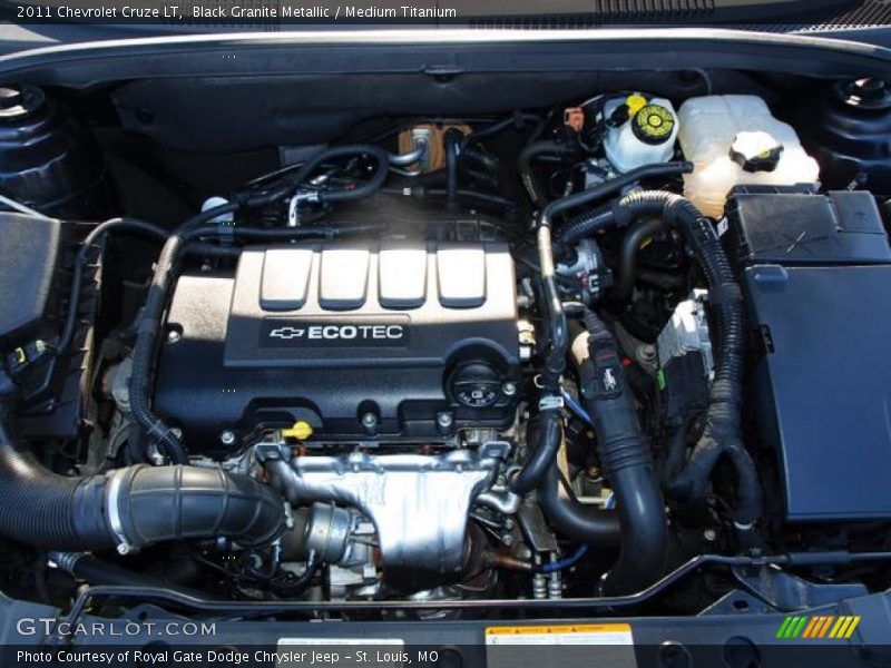 Black Granite Metallic / Medium Titanium 2011 Chevrolet Cruze LT