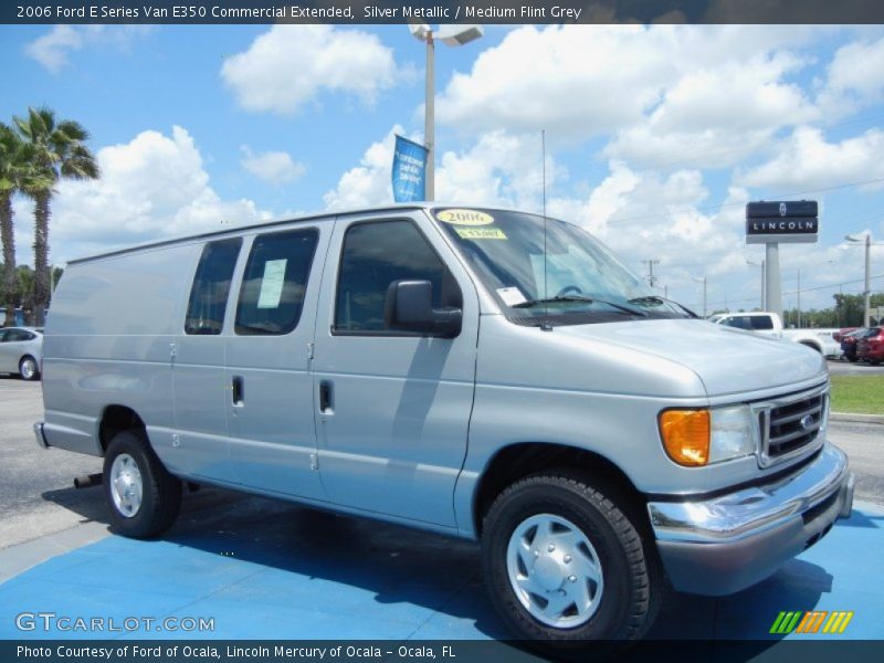 Silver Metallic / Medium Flint Grey 2006 Ford E Series Van E350 Commercial Extended