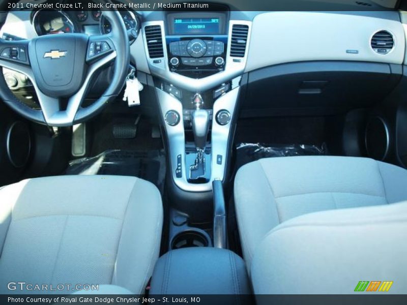 Black Granite Metallic / Medium Titanium 2011 Chevrolet Cruze LT