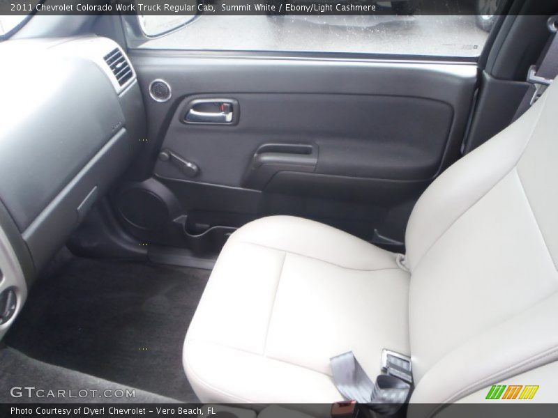 Summit White / Ebony/Light Cashmere 2011 Chevrolet Colorado Work Truck Regular Cab
