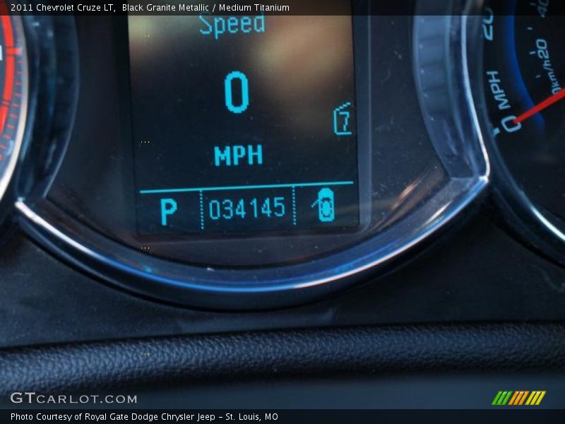 Black Granite Metallic / Medium Titanium 2011 Chevrolet Cruze LT