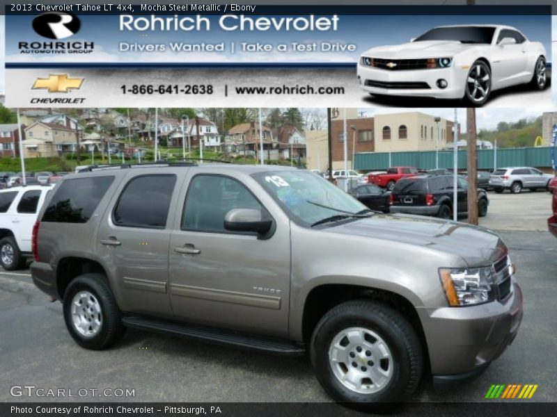 Mocha Steel Metallic / Ebony 2013 Chevrolet Tahoe LT 4x4