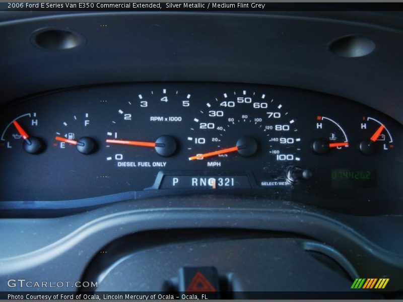 Silver Metallic / Medium Flint Grey 2006 Ford E Series Van E350 Commercial Extended