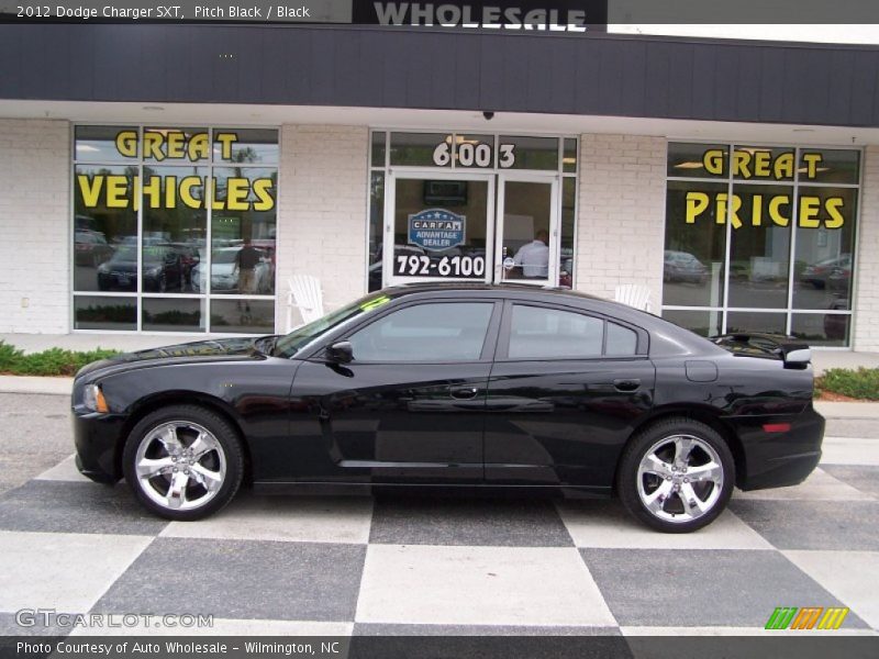 Pitch Black / Black 2012 Dodge Charger SXT