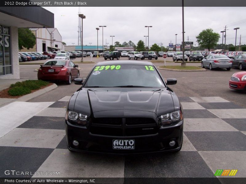 Pitch Black / Black 2012 Dodge Charger SXT