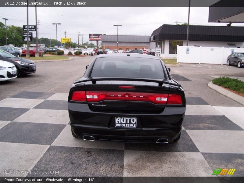 Pitch Black / Black 2012 Dodge Charger SXT