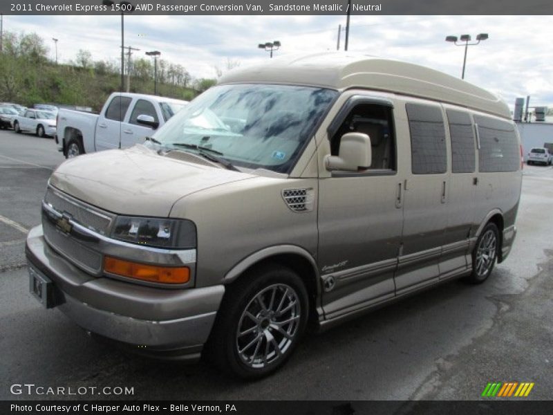 Sandstone Metallic / Neutral 2011 Chevrolet Express 1500 AWD Passenger Conversion Van