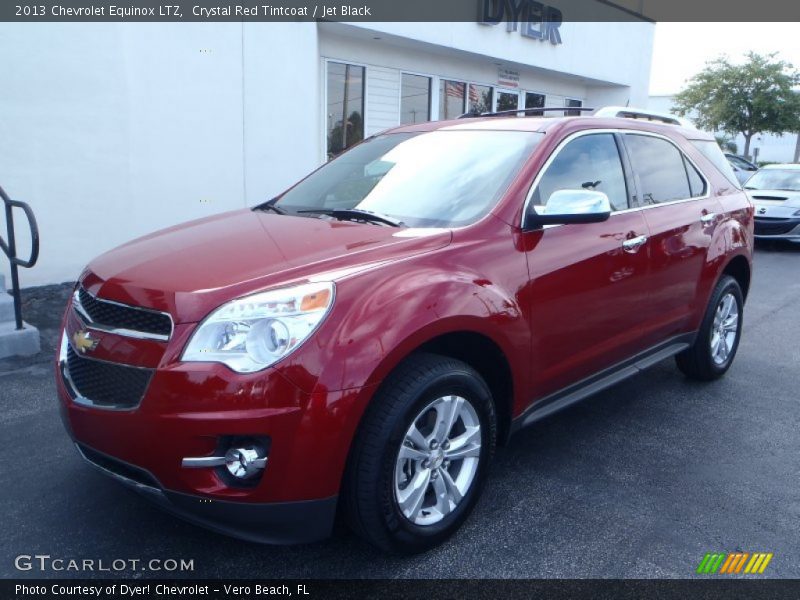 Crystal Red Tintcoat / Jet Black 2013 Chevrolet Equinox LTZ