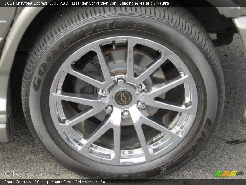 Sandstone Metallic / Neutral 2011 Chevrolet Express 1500 AWD Passenger Conversion Van