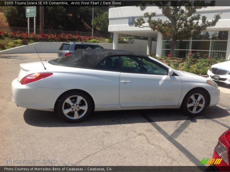 Arctic Frost Pearl / Dark Stone 2006 Toyota Solara SE V6 Convertible