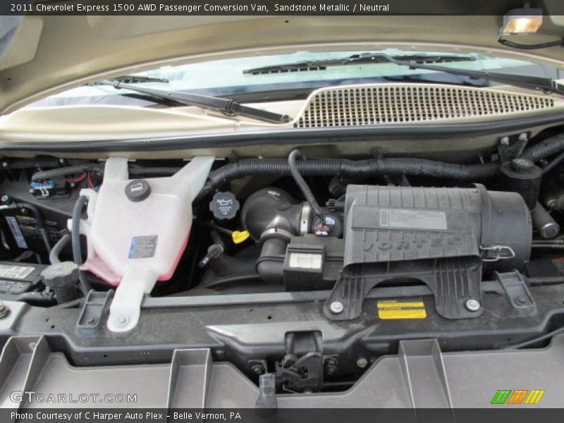 Sandstone Metallic / Neutral 2011 Chevrolet Express 1500 AWD Passenger Conversion Van