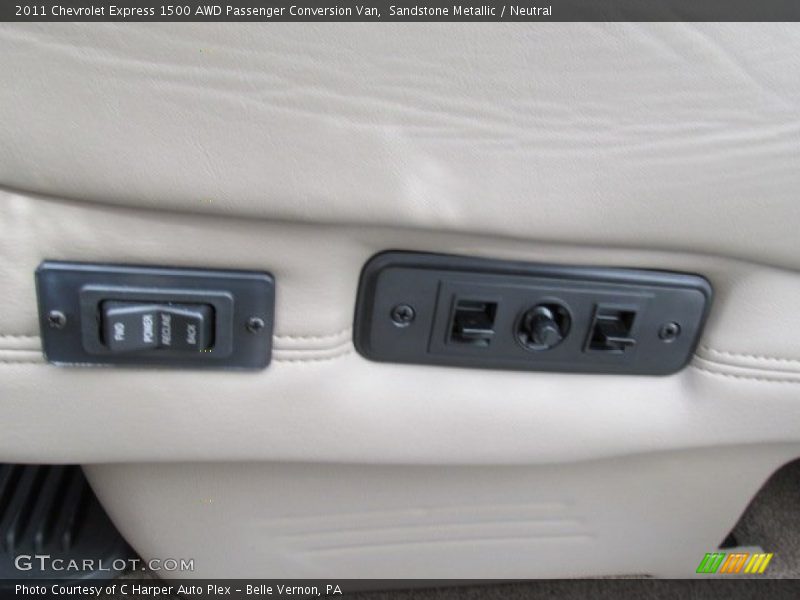 Sandstone Metallic / Neutral 2011 Chevrolet Express 1500 AWD Passenger Conversion Van