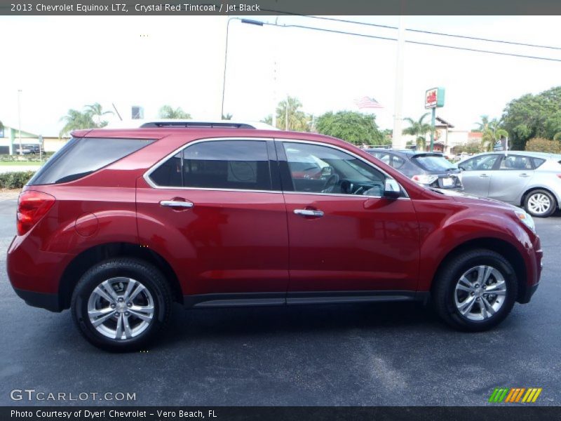 Crystal Red Tintcoat / Jet Black 2013 Chevrolet Equinox LTZ
