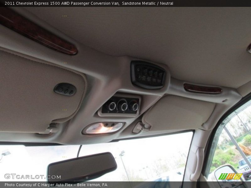 Sandstone Metallic / Neutral 2011 Chevrolet Express 1500 AWD Passenger Conversion Van