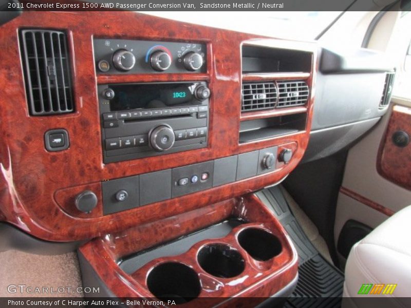 Sandstone Metallic / Neutral 2011 Chevrolet Express 1500 AWD Passenger Conversion Van