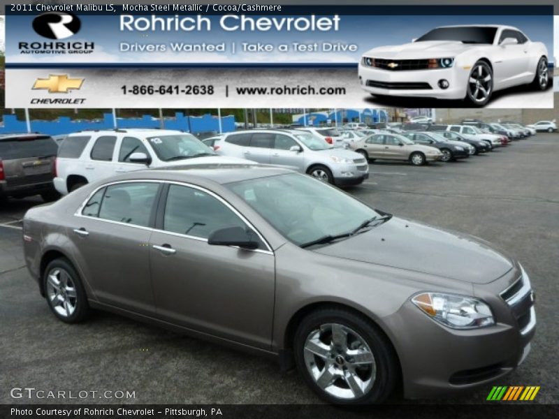 Mocha Steel Metallic / Cocoa/Cashmere 2011 Chevrolet Malibu LS