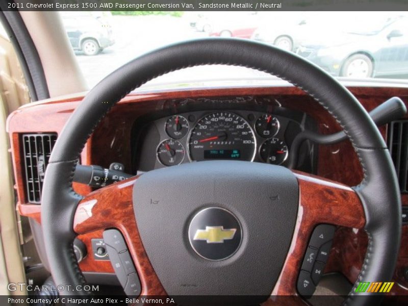 Sandstone Metallic / Neutral 2011 Chevrolet Express 1500 AWD Passenger Conversion Van