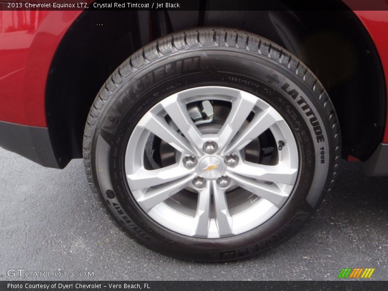 Crystal Red Tintcoat / Jet Black 2013 Chevrolet Equinox LTZ