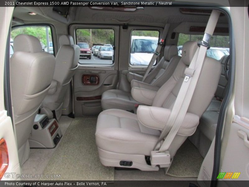 Sandstone Metallic / Neutral 2011 Chevrolet Express 1500 AWD Passenger Conversion Van