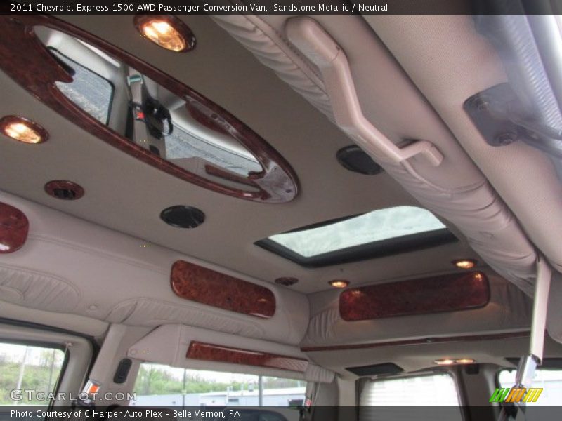 Sandstone Metallic / Neutral 2011 Chevrolet Express 1500 AWD Passenger Conversion Van