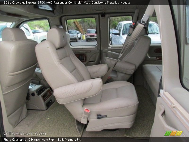 Sandstone Metallic / Neutral 2011 Chevrolet Express 1500 AWD Passenger Conversion Van