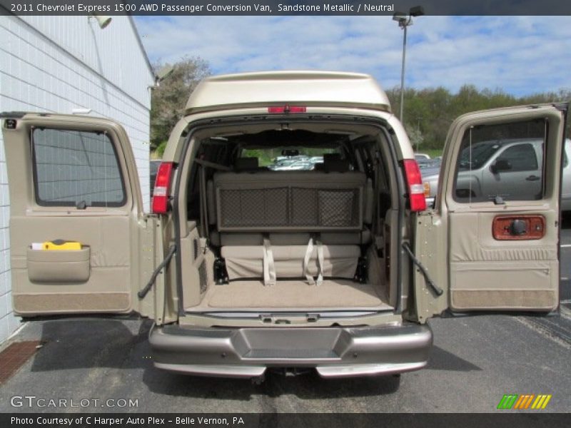 Sandstone Metallic / Neutral 2011 Chevrolet Express 1500 AWD Passenger Conversion Van