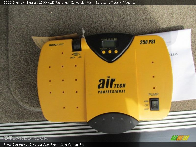 Sandstone Metallic / Neutral 2011 Chevrolet Express 1500 AWD Passenger Conversion Van