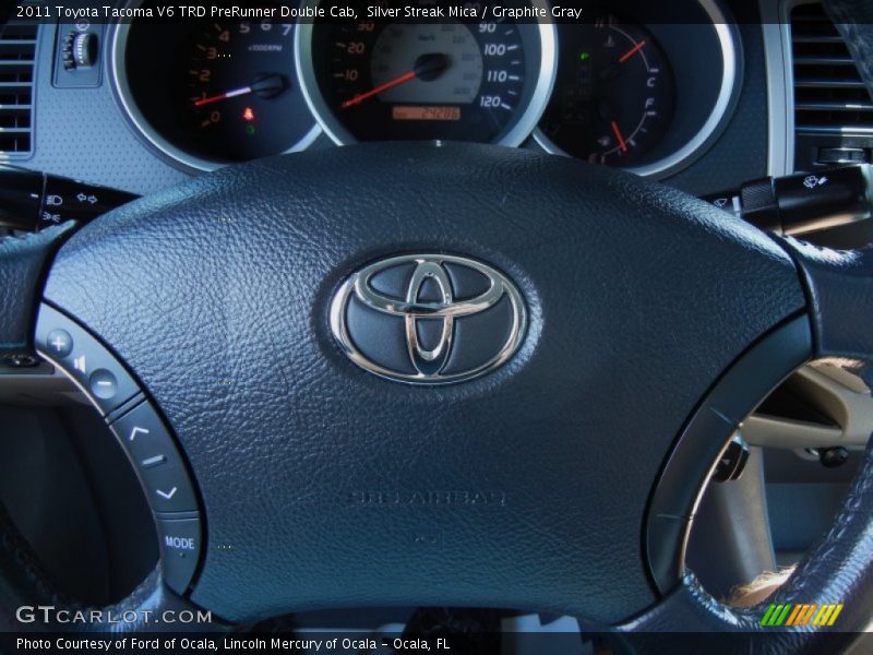 Silver Streak Mica / Graphite Gray 2011 Toyota Tacoma V6 TRD PreRunner Double Cab