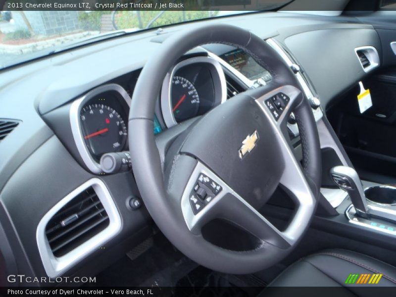 Crystal Red Tintcoat / Jet Black 2013 Chevrolet Equinox LTZ