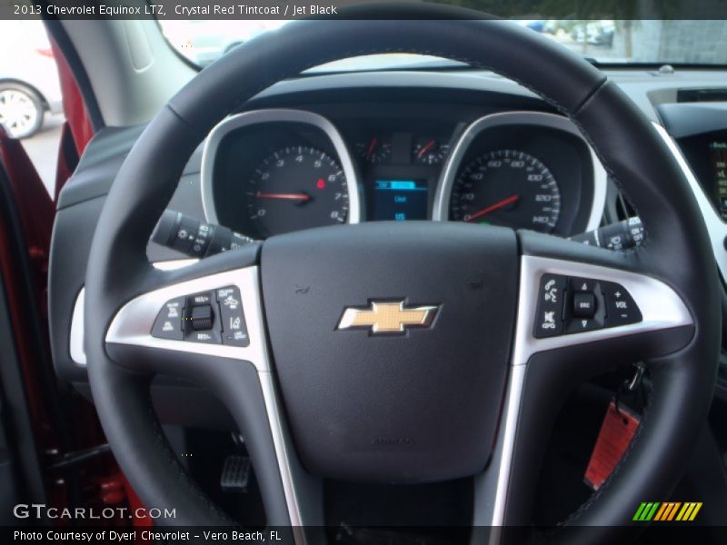Crystal Red Tintcoat / Jet Black 2013 Chevrolet Equinox LTZ