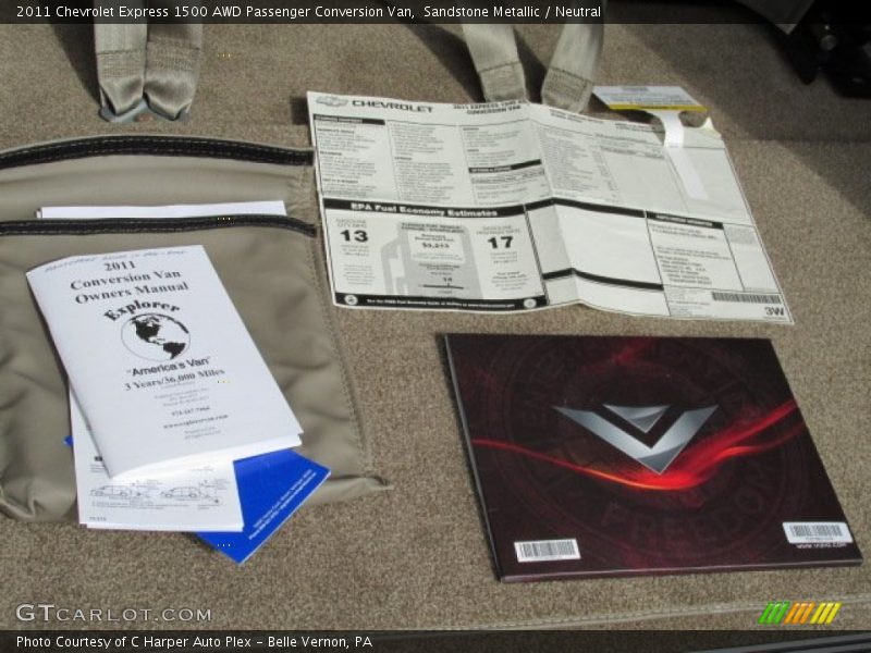 Sandstone Metallic / Neutral 2011 Chevrolet Express 1500 AWD Passenger Conversion Van