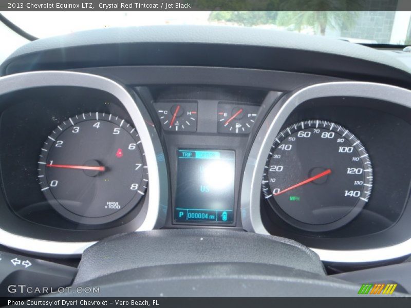 Crystal Red Tintcoat / Jet Black 2013 Chevrolet Equinox LTZ