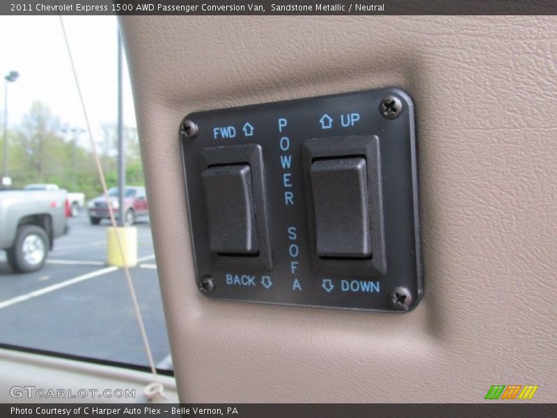 Sandstone Metallic / Neutral 2011 Chevrolet Express 1500 AWD Passenger Conversion Van