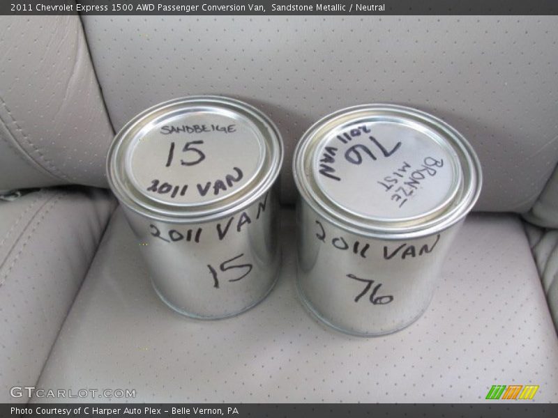 Sandstone Metallic / Neutral 2011 Chevrolet Express 1500 AWD Passenger Conversion Van