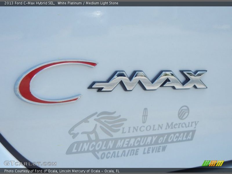 White Platinum / Medium Light Stone 2013 Ford C-Max Hybrid SEL