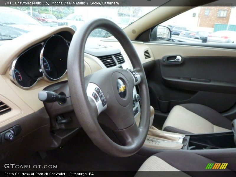 Mocha Steel Metallic / Cocoa/Cashmere 2011 Chevrolet Malibu LS
