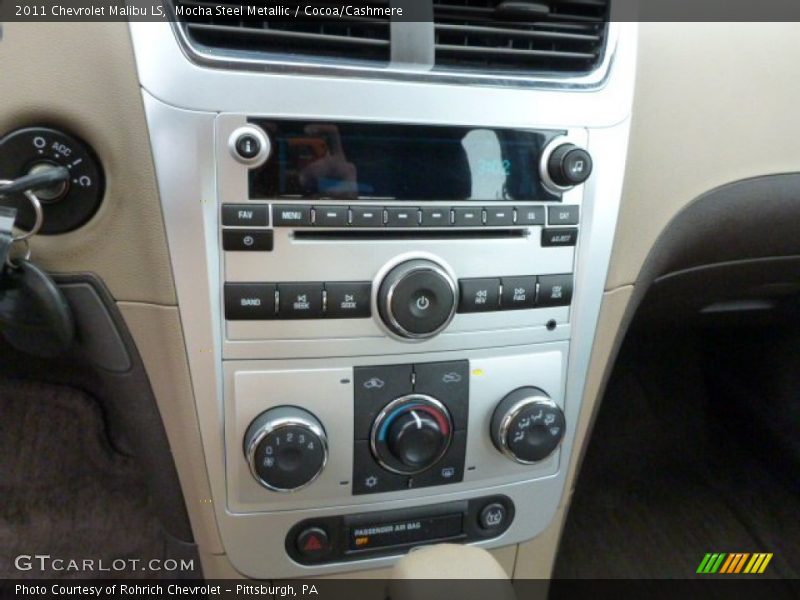 Mocha Steel Metallic / Cocoa/Cashmere 2011 Chevrolet Malibu LS