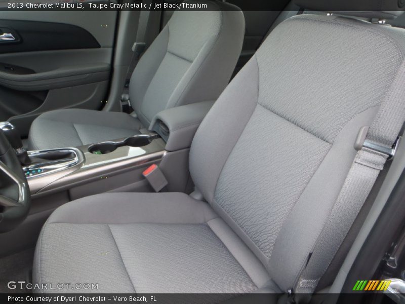 Taupe Gray Metallic / Jet Black/Titanium 2013 Chevrolet Malibu LS