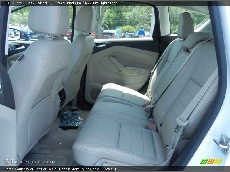 Rear Seat of 2013 C-Max Hybrid SEL