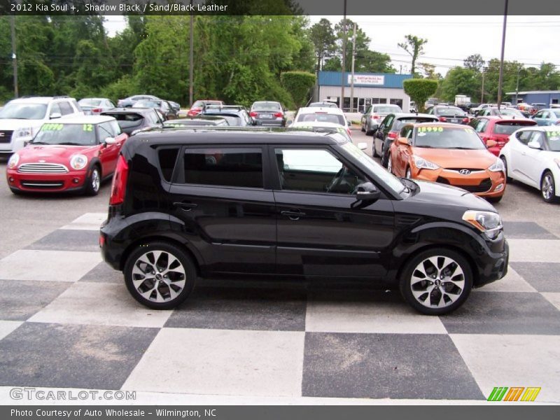 Shadow Black / Sand/Black Leather 2012 Kia Soul +
