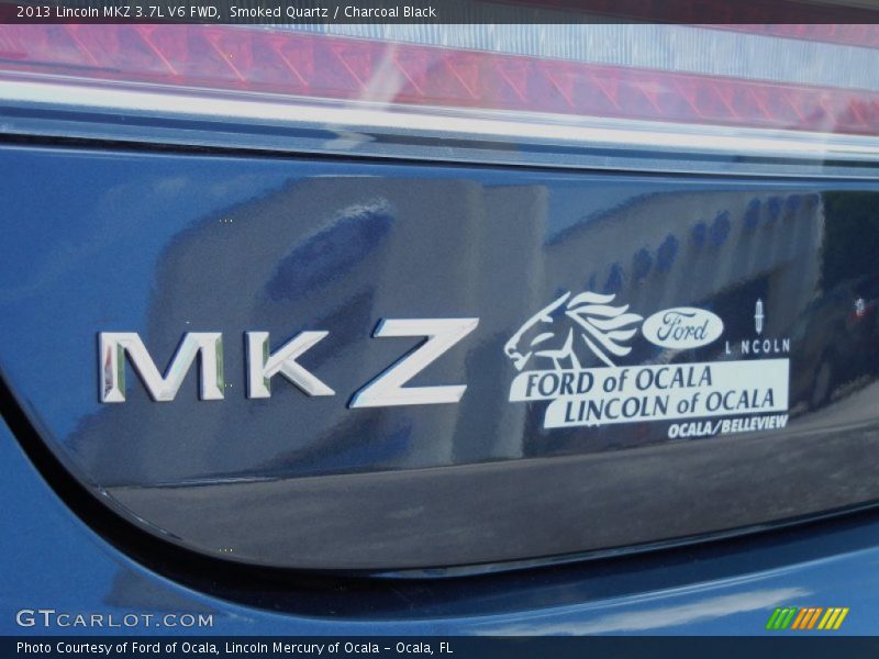 Smoked Quartz / Charcoal Black 2013 Lincoln MKZ 3.7L V6 FWD