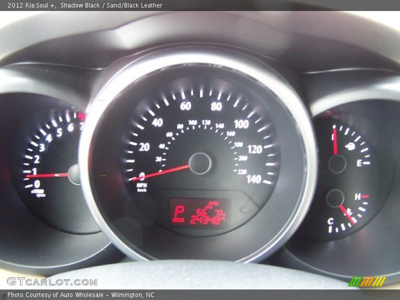 Shadow Black / Sand/Black Leather 2012 Kia Soul +