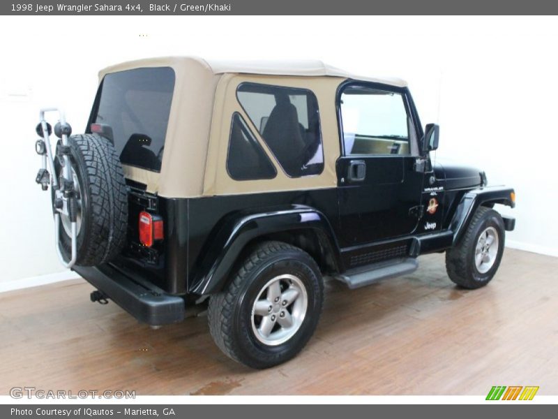Black / Green/Khaki 1998 Jeep Wrangler Sahara 4x4